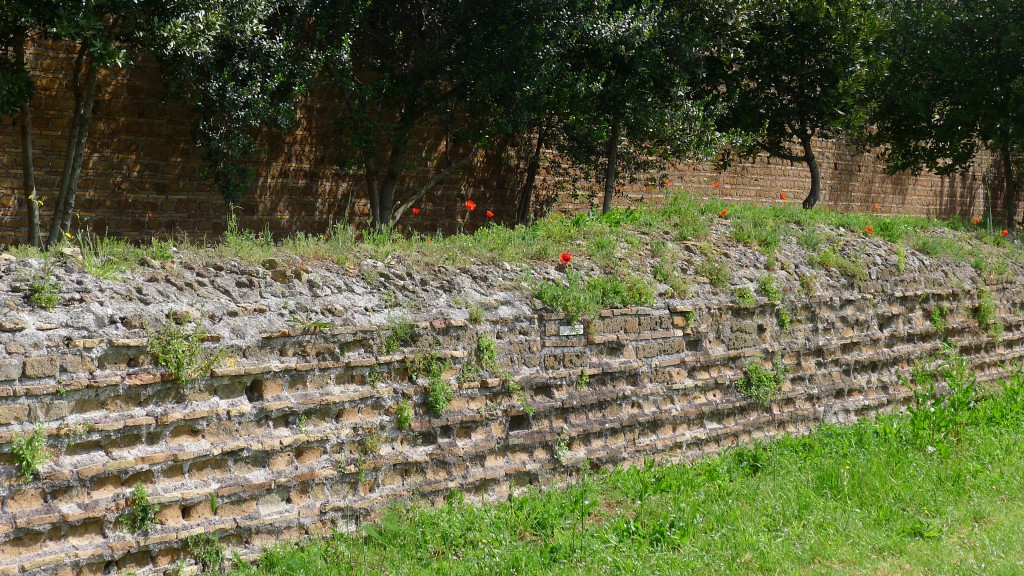 gradin du champ de course de chars sur via Appia Antica
