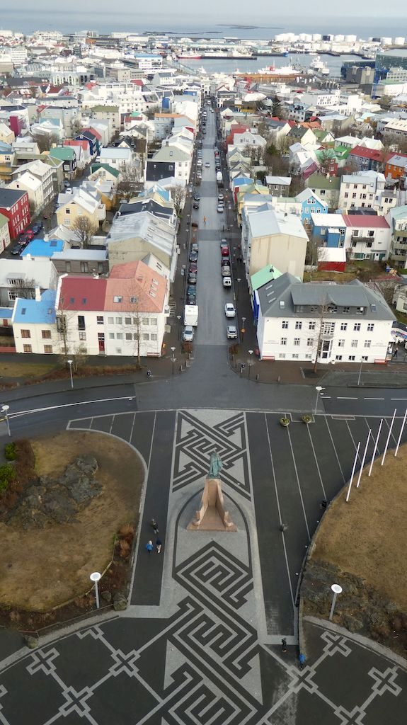 vue sur les toits de Reykjavik