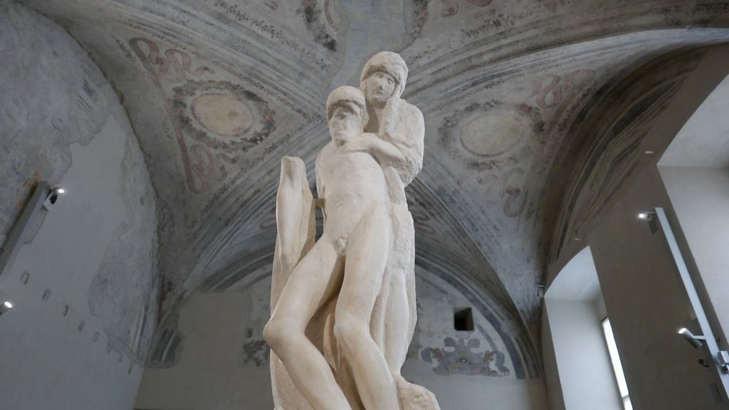 La Pietà Rondanini de Michel Ange à Sforza