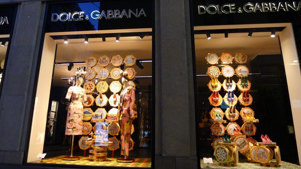 Présentation Dolce Gabbana Triangle d'or Milan