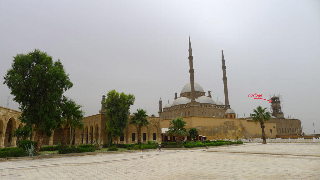 La citadelle de Saladin avec la mosquée et l'horloge de Louis-Philippe